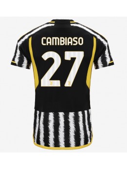 Billige Juventus Andrea Cambiaso #27 Hjemmedrakt 2023-24 Kortermet